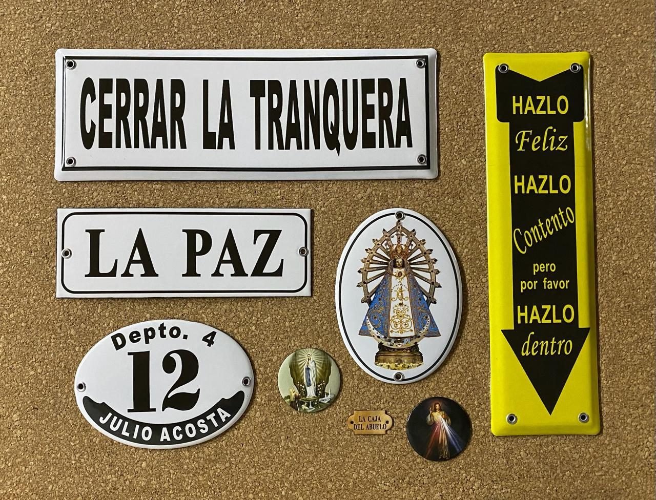 Placa enlozada Parmui, placas parmui