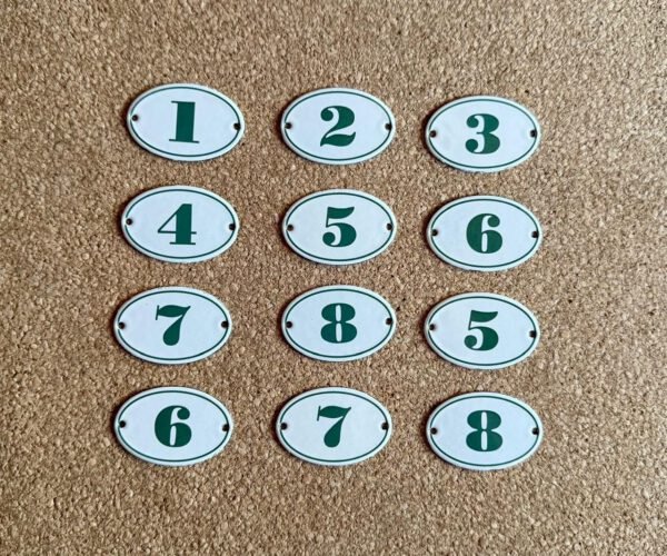 4x6 cm — Placas Parmui Placa enlozada Parmui, 4x6 cm