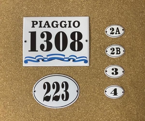 4x6 cm — Placas Parmui Placa enlozada Parmui, 4x6 cm