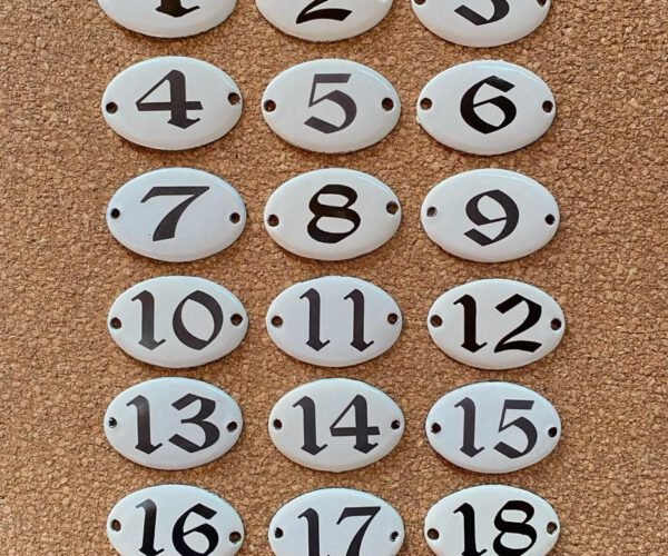 4x6 cm — Placas Parmui Placa enlozada Parmui, 4x6 cm