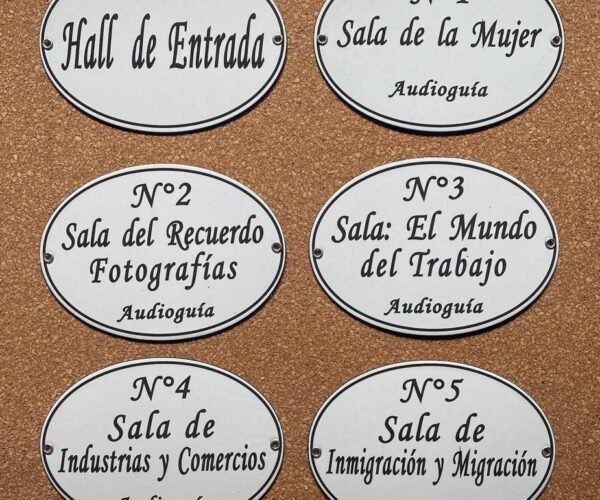 Otras — Placas Parmui Placa enlozada Parmui, otras