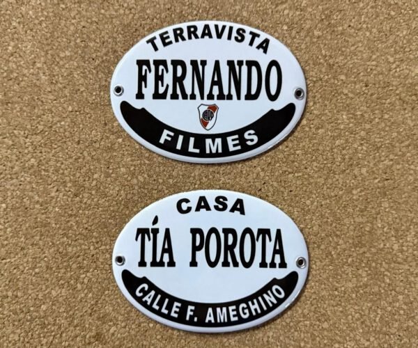 Otras — Placas Parmui Placa enlozada Parmui, otras