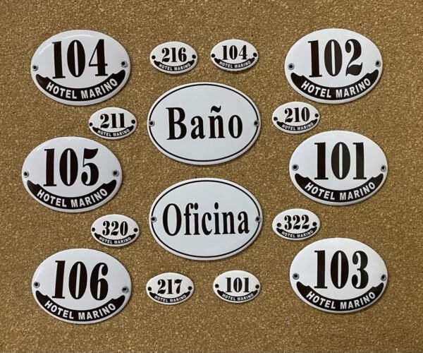Otras — Placas Parmui Placa enlozada Parmui, otras