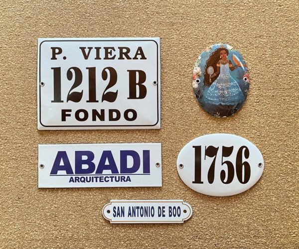 Otras — Placas Parmui Placa enlozada Parmui, otras