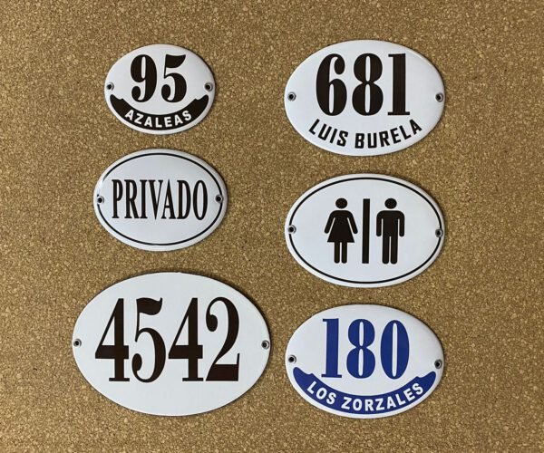 Otras — Placas Parmui Placa enlozada Parmui, otras