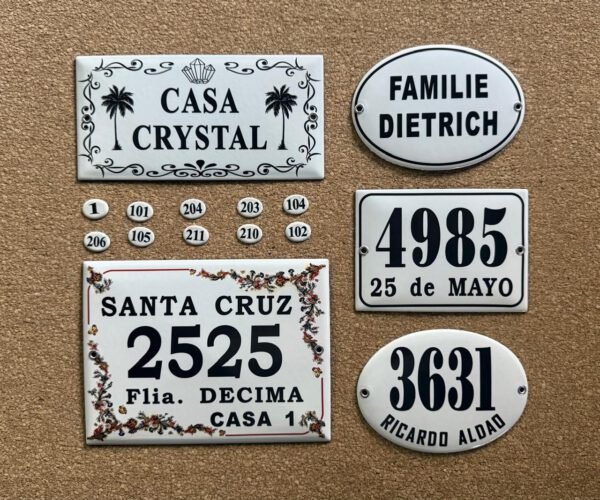 Otras — Placas Parmui Placa enlozada Parmui, otras