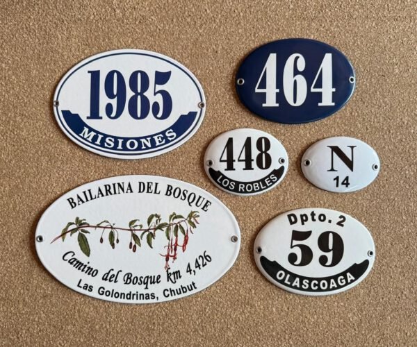 Otras — Placas Parmui Placa enlozada Parmui, otras