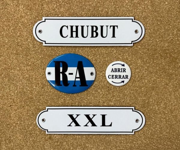 Otras — Placas Parmui Placa enlozada Parmui, otras