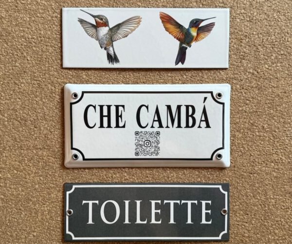 10x20 cm — Placas Parmui Placa enlozada Parmui, 10x20 cm