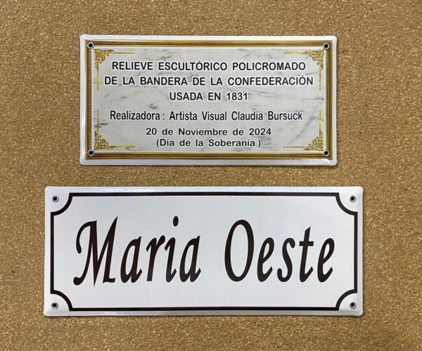 10x25, 10x30 y 15x30 cm — Placas Parmui Placa enlozada Parmui, 10x25, 10x30 y 15x30 cm