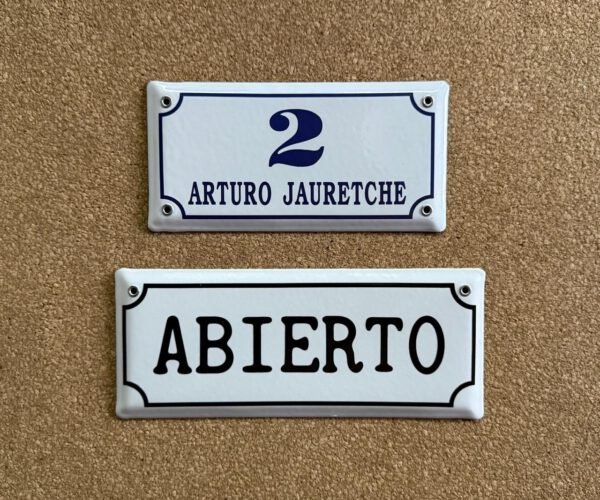 10x25, 10x30 y 15x30 cm — Placas Parmui Placa enlozada Parmui, 10x25, 10x30 y 15x30 cm