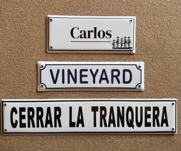 10x25, 10x30 y 15x30 cm — Placas Parmui Placa enlozada Parmui, 10x25, 10x30 y 15x30 cm