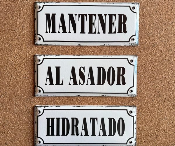 10x25, 10x30 y 15x30 cm — Placas Parmui Placa enlozada Parmui, 10x25, 10x30 y 15x30 cm