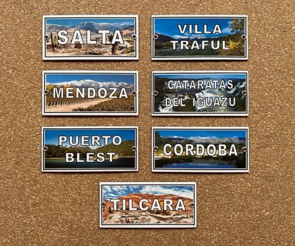 6x9, 7x15 y 7x20 cm — Placas Parmui Placa enlozada Parmui, 6x9, 7x15 y 7x20 cm