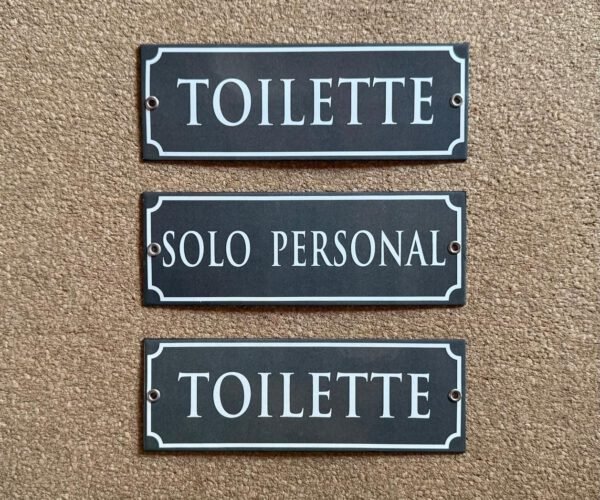 6x9, 7x15 y 7x20 cm — Placas Parmui Placa enlozada Parmui, 6x9, 7x15 y 7x20 cm
