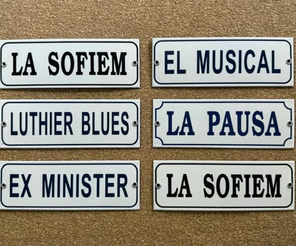 6x9, 7x15 y 7x20 cm — Placas Parmui Placa enlozada Parmui, 6x9, 7x15 y 7x20 cm
