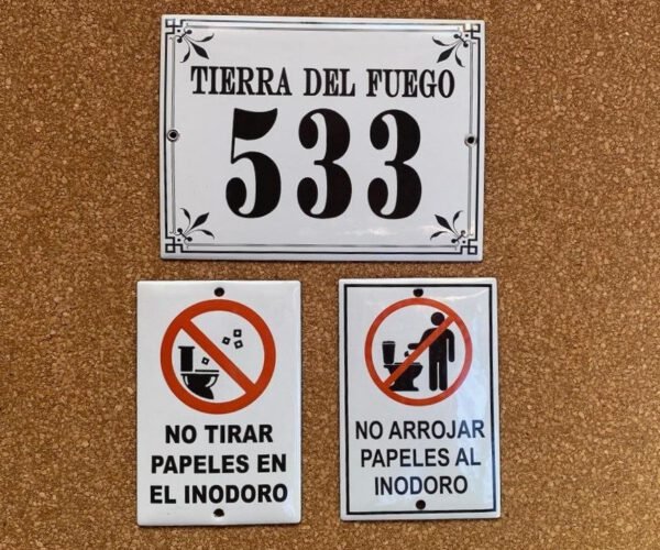 9x12, 10x14 y 10x15 cm — Placas Parmui Placa enlozada Parmui, 9x12, 10x14 y 10x15 cm