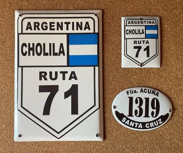 9x12, 10x14 y 10x15 cm — Placas Parmui Placa enlozada Parmui, 9x12, 10x14 y 10x15 cm