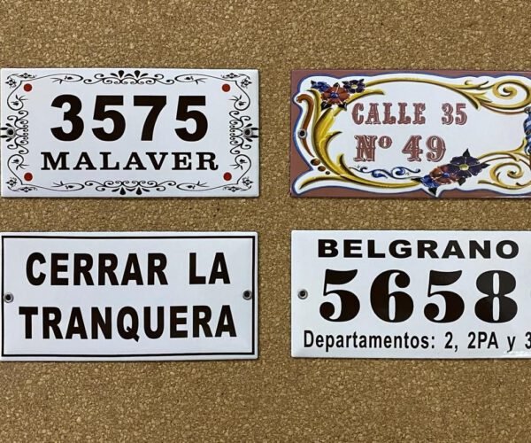 Cerrar la Tranquera — Placas Parmui Placa enlozada Parmui, cerrar la tranquera