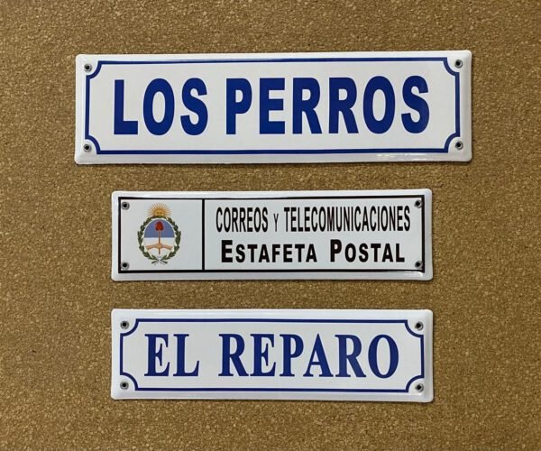 Con Imágenes — Placas Parmui Placa enlozada Parmui, con imágenes