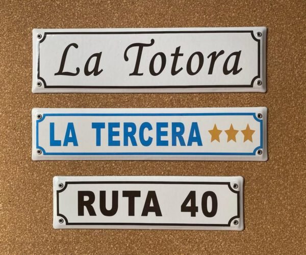 Con Imágenes — Placas Parmui Placa enlozada Parmui, con imágenes