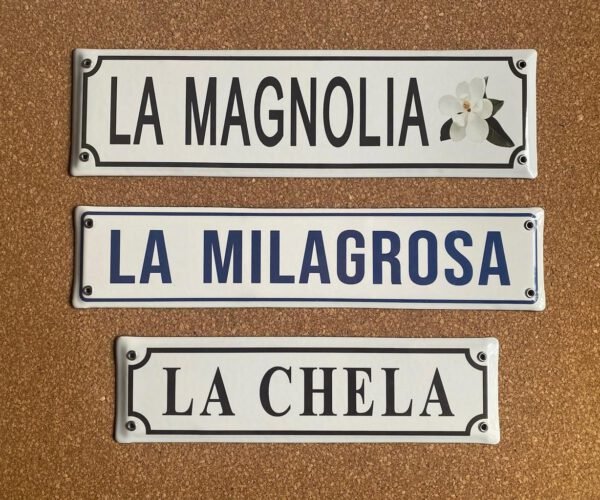 Con Imágenes — Placas Parmui Placa enlozada Parmui, con imágenes