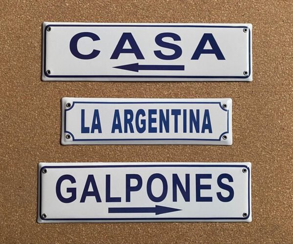 Con Imágenes — Placas Parmui Placa enlozada Parmui, con imágenes