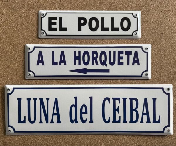 Con Imágenes — Placas Parmui Placa enlozada Parmui, con imágenes