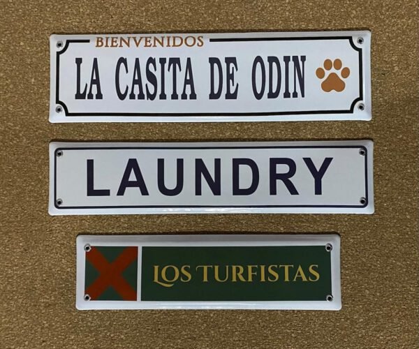 Con Imágenes — Placas Parmui Placa enlozada Parmui, con imágenes