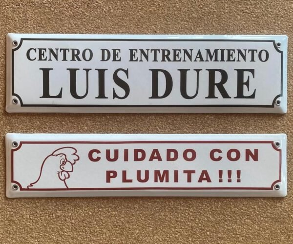 Con Imágenes — Placas Parmui Placa enlozada Parmui, con imágenes