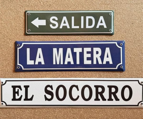 Fondos en Color — Placas Parmui Placa enlozada Parmui, fondos en color
