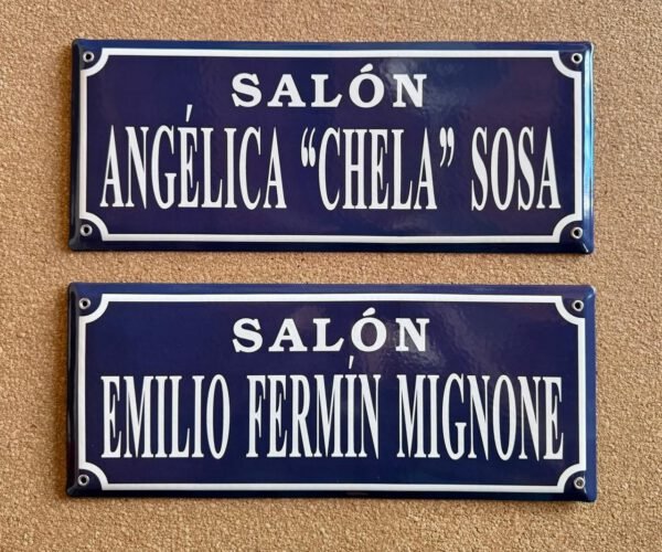 Fondos en Color — Placas Parmui Placa enlozada Parmui, fondos en color