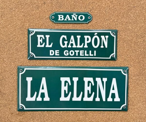 Fondos en Color — Placas Parmui Placa enlozada Parmui, fondos en color