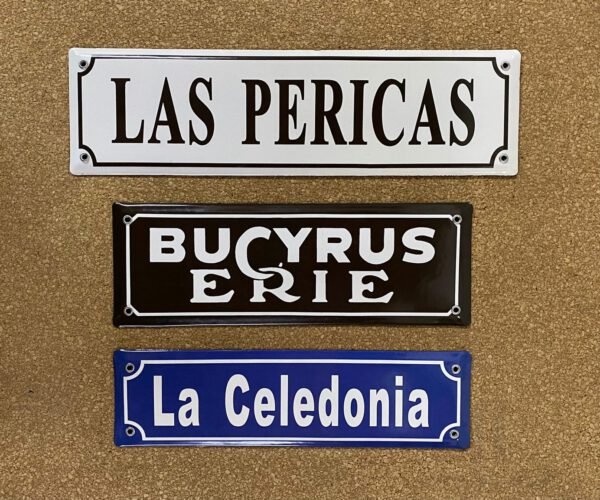 Fondos en Color — Placas Parmui Placa enlozada Parmui, fondos en color