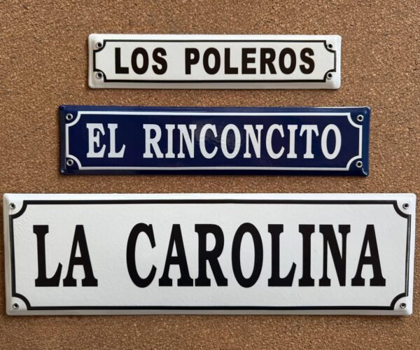 Fondos en Color — Placas Parmui Placa enlozada Parmui, fondos en color