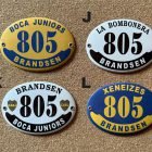 Placas Boca Juniors — diseños I, J, K y L