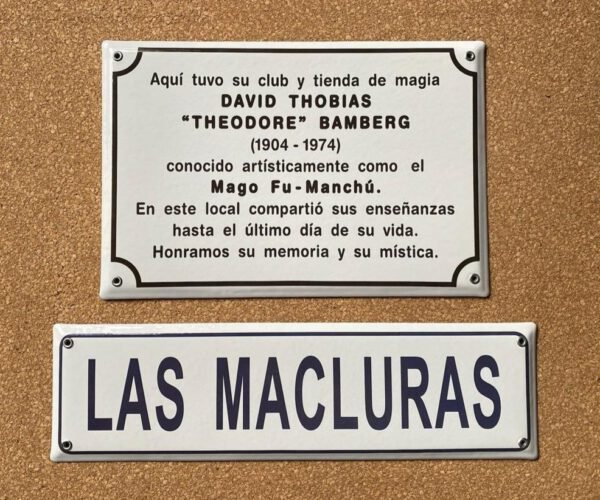 Conmemorativas — Placas Parmui Placa enlozada Parmui, conmemorativas