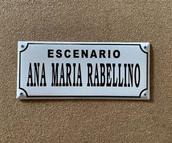 Conmemorativas — Placas Parmui Placa enlozada Parmui, conmemorativas