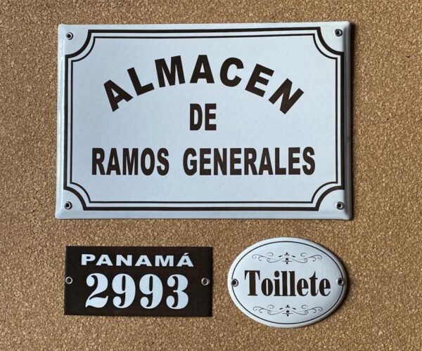 Empresas — Placas Parmui Placa enlozada Parmui, empresas