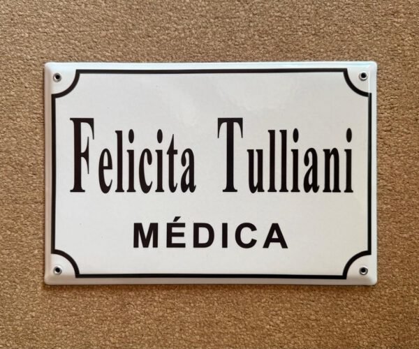 Profesionales — Placas Parmui Placa enlozada Parmui, profesionales