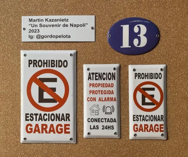 Profesionales — Placas Parmui Placa enlozada Parmui, profesionales