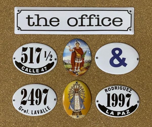 Religiosas — Placas Parmui Placa enlozada Parmui, religiosas