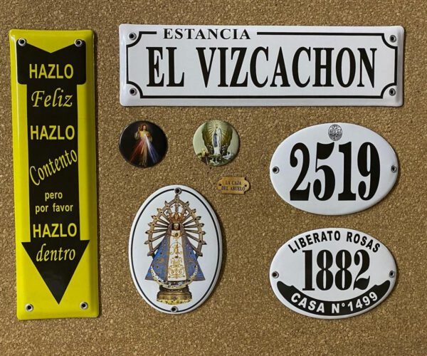 Religiosas — Placas Parmui Placa enlozada Parmui, religiosas