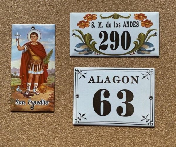 Religiosas — Placas Parmui Placa enlozada Parmui, religiosas