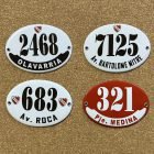 Placas Independiente personalizadas con otras direcciones