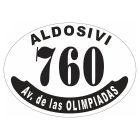 Placa enlozada de Aldosivi, diseño E