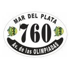 Placa enlozada de Aldosivi, diseño F