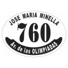 Placa enlozada de Aldosivi, diseño G