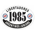 Placa enlozada de Argentinos Juniors, diseño J