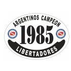 Placa enlozada de Argentinos Juniors, diseño K